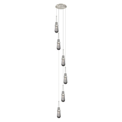 Luminaire suspendu grappe 6 lumières Starcher