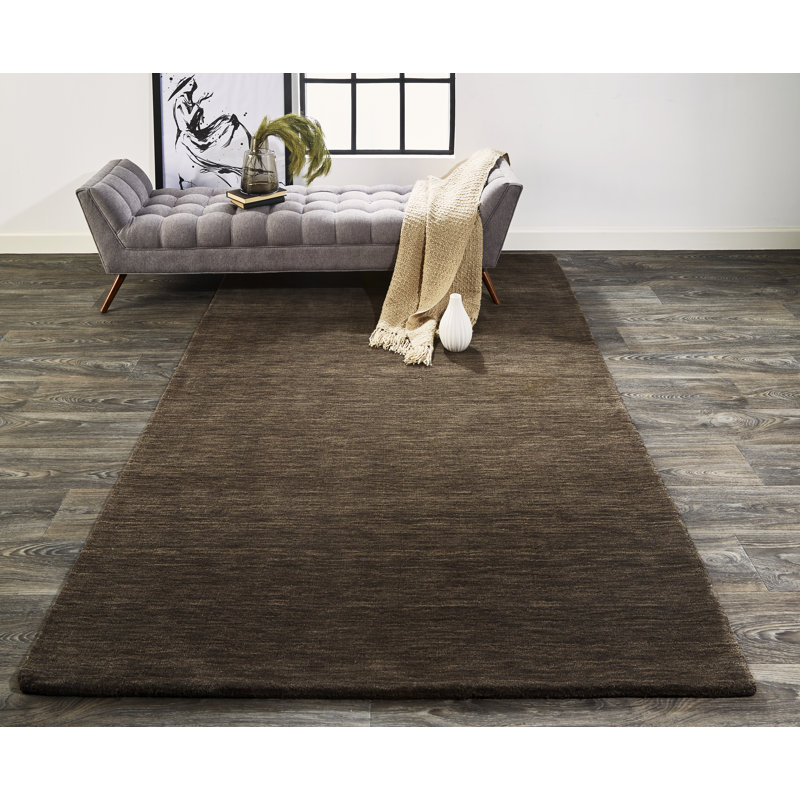 Lineville Hand Tufted Wool Indoor Rug, Rectangle 3'6" x 5'6"