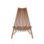 Chaise de patio pliante en bois d'acacia Leilahni-2457100