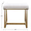  Petit banc Midas doré
