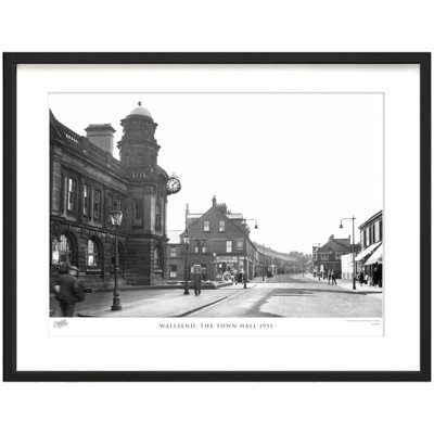 Wallsend, The Town Hall 1951 by Francis Frith - Single Picture Frame Print