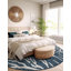 Tapis bleu contemporain Azilynn-598099876