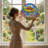 7.8"H Squirrel Ufo Stained Glass Window Panel-348886099