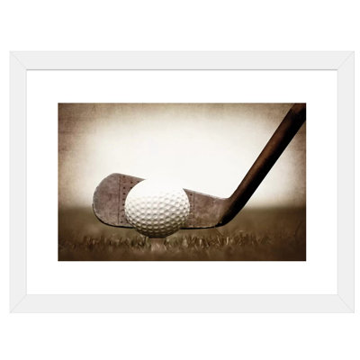 Golf Golf Vintage Grass - reproduction de photo