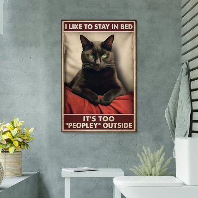 «Its Too Peopley extérieur 2», impression sur toile tendue