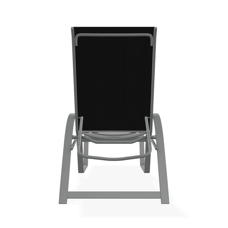 Holna Outdoor Rust-Resistant Metal Chaise Lounge