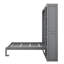 Grand lit escamotable, cadre de lit plateforme pliable et peu encombrant avec tablettes de rangement à 5 couches pour la pièce-1672153776-1672153781