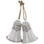 Embossed Christmas Bell Ornaments - 6" - Set Of 2-362192792