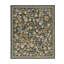 Hand-Knotted High-Quality Navy, Cream, and Green Area Rug