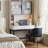 Modern-style practical desk and bookshelf