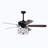 Louvinia 25.98'' Ceiling Fan with Light Kit