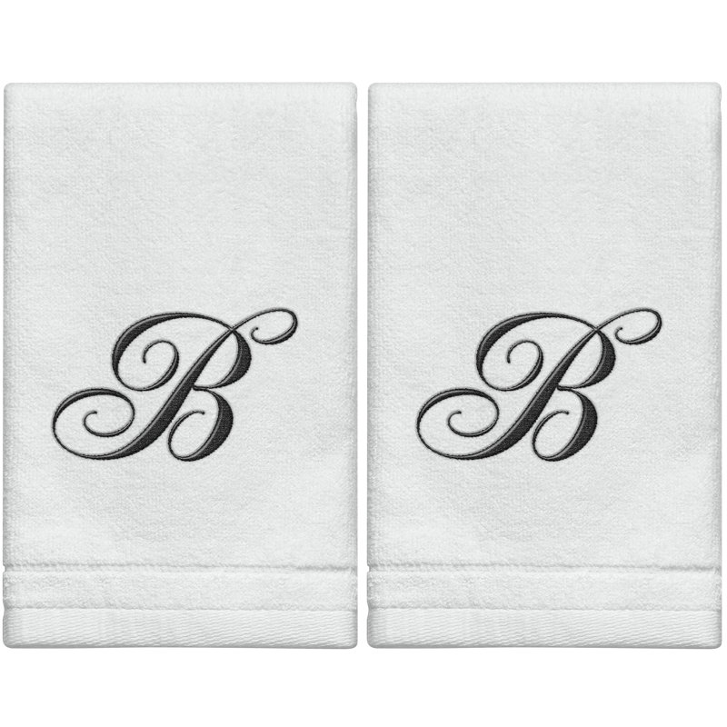 100% Cotton Midweight Fingertip Towel, B