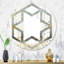 Miroir mural Rain Abstract III Hexagon Star-45630767