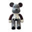Figurine ours en résine peinte à la main