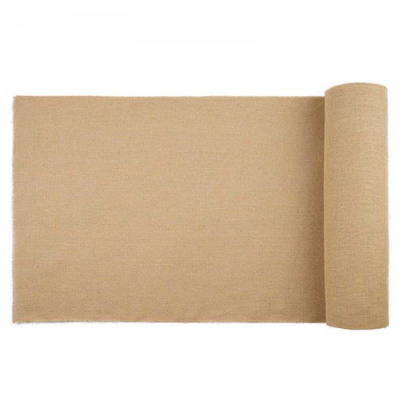 Rouleau de toile de jute en toile de jute 40 po x 75 pi pour artisanat et plantes