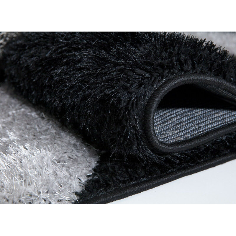 Huertas Geometric Shag Area Rug, Rectangle 120 x 170cm