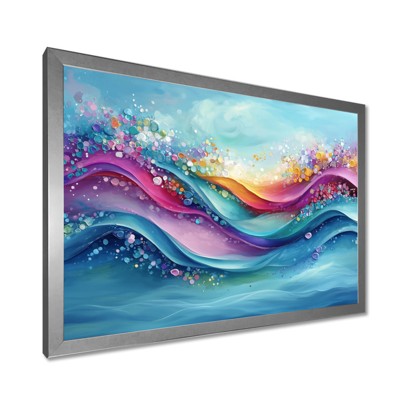 Linehan - Coastal Wall Art, Argent argent, H 12 po x l 20 po, Cadre de photo unique