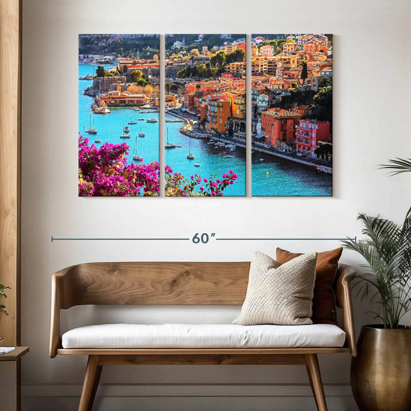 Sébbie French Riviera Summertime, H 32 po x l 50 po