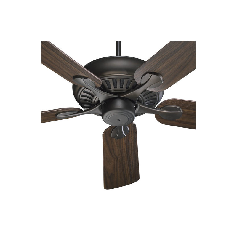 Aneres Ceiling Fan, Oiled Bronze with Medium Oak Blades