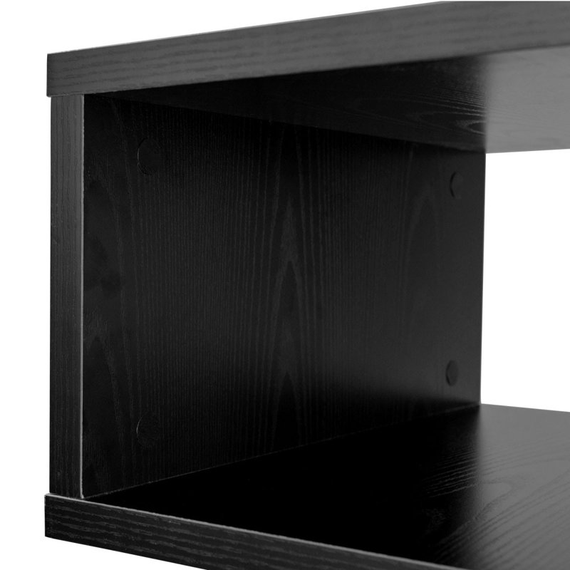 Trask Square Side Table, Black