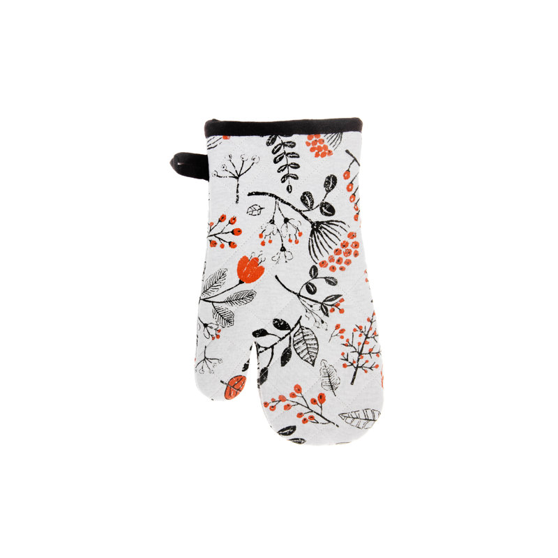 Gant de cuisine en coton (kaki) - ensemble de 4