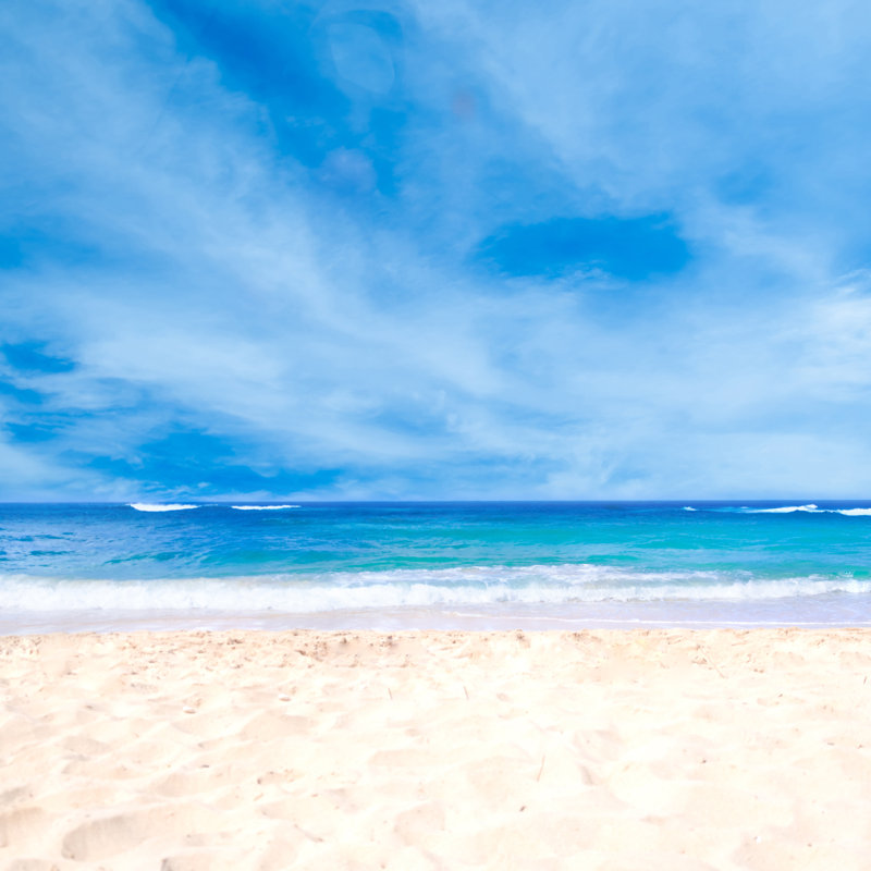 Sandy Beach - photographie sur toile tendue, H 20 po x l 20 po