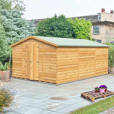 10 ft. W x 15 ft. D Garden Value Overlap Shed