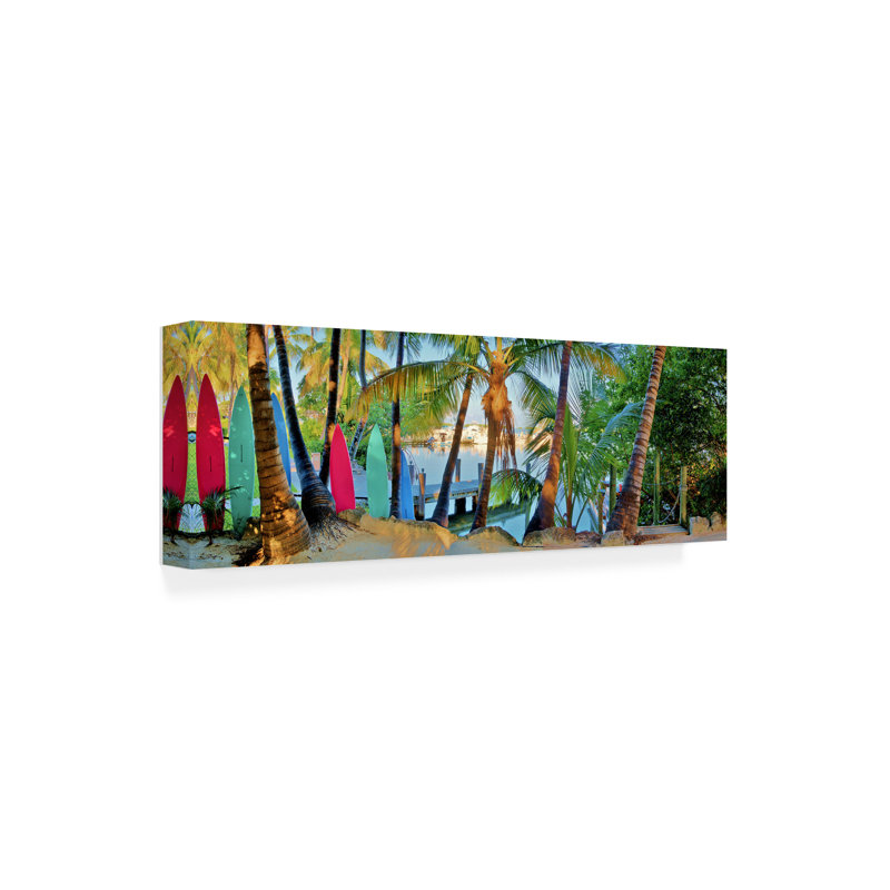 Art sur toile Jack Island, H 16 po x l 47 po x P 2 po
