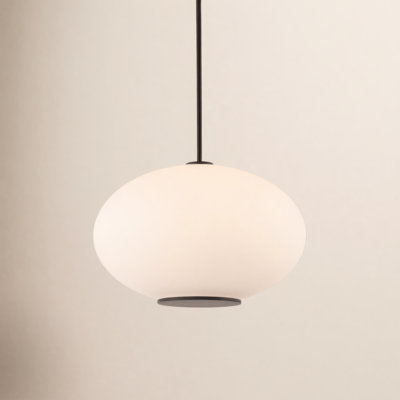 Illusion Single Light Glass Dimmable LED Pendant