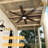 72.7" 8 Blade LED Standard Ceiling Fan DC Motor With Remote Control And Light