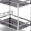 Watts 26 inch Bar Cart in Chrome