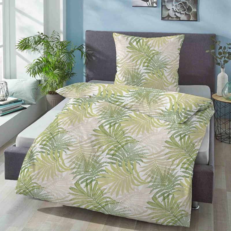 Cotton Floral Duvet Cover Set with Pillow Shams Included