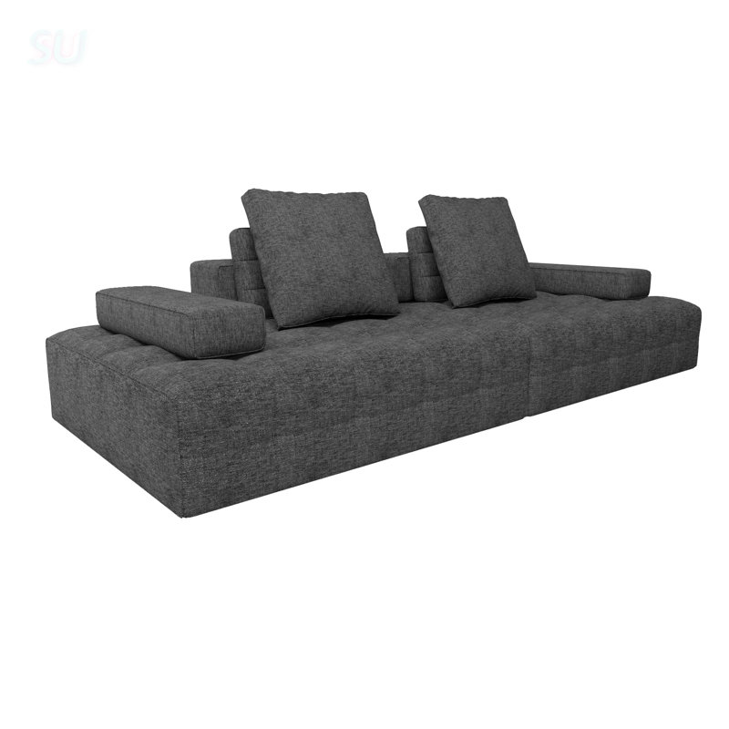 Sofa Couch For Living Room, Modern Loveseat With Extra Deep Seats And Comfy Armrests, Easy Assembly For Apartments