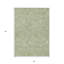 Tapis extérieur lavable floral vert et ivoire 3 pi x 5 pi