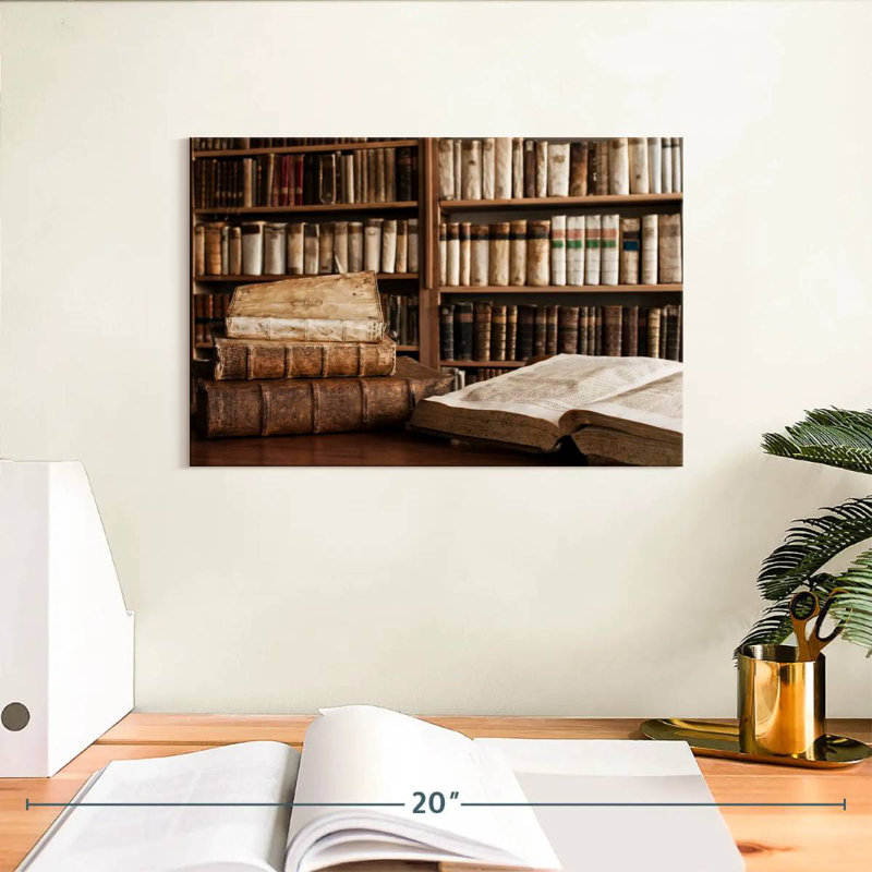 Kerner Home Library, 8" H x 12" W