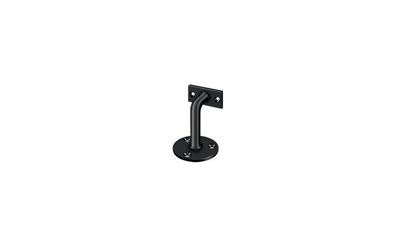 Deltana HRC253U19 Handrail Brackets, 3" Projection in Paint Black, Black