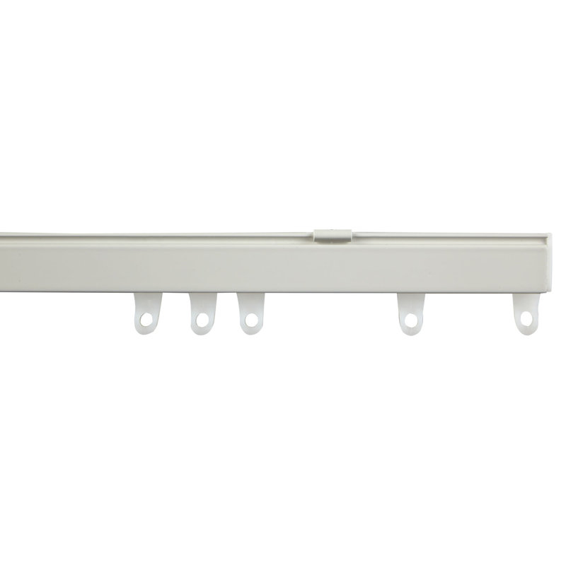 Minne Aluminium Curtain Track/Rail, 500cm W, White