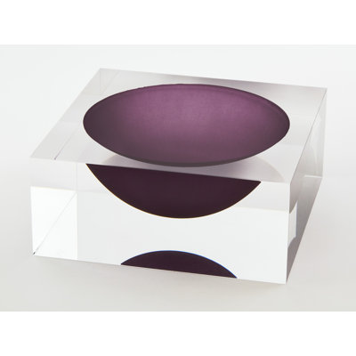 Bol décoratif Lucite