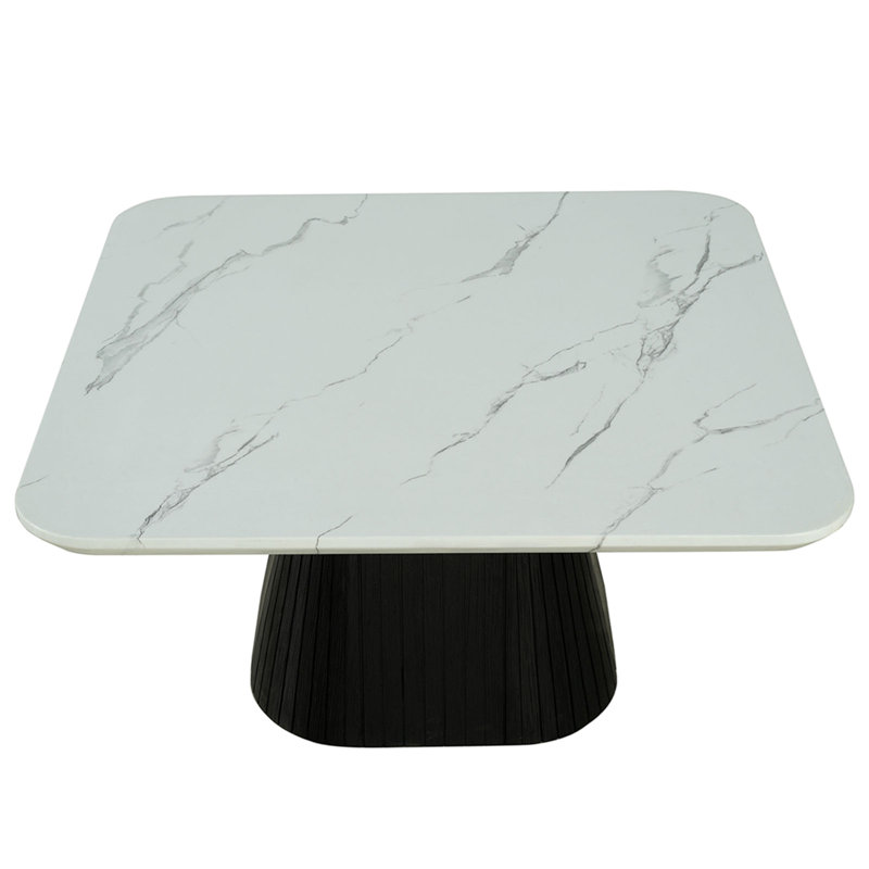 Faux Marble Top Coffee Table