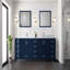 Meuble-lavabo double 84 po x 22 po, comptoir en marbre de Carrare-581797501-581797476-581797497