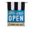 We Are Open 2-Sided Polyester 44 x 28 in. House Flag