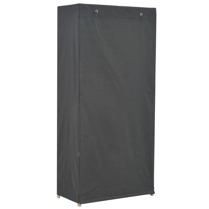 1 Door Wardrobe, Grey