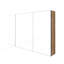 Armoire de toilette murale 43,4 po avec tablettes réglables et rangement spacieux