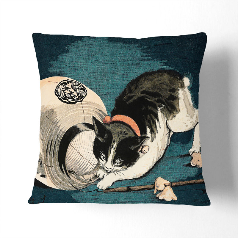 Square Throw Cushion, 55cm H x 55cm W x 20cm D