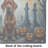 Vizsla Spooky Halloween Glass Cutting Board Large