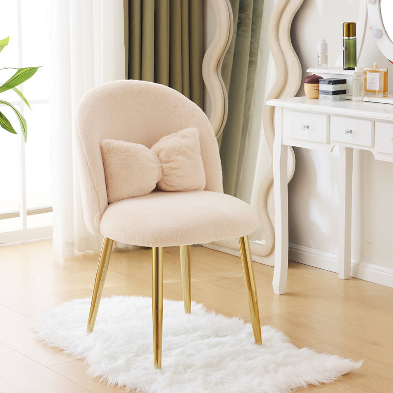 21.26'' W Make-Up Chair, Beige