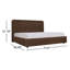 Simon Queen Storage Bed Brown-863821300-863821301