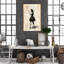 «Woman Play Golf», impression sur toile tendue-2077518390