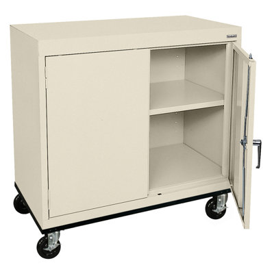 Transport 2- Shelf Storage Cabinet by Sandusky Cabinets
