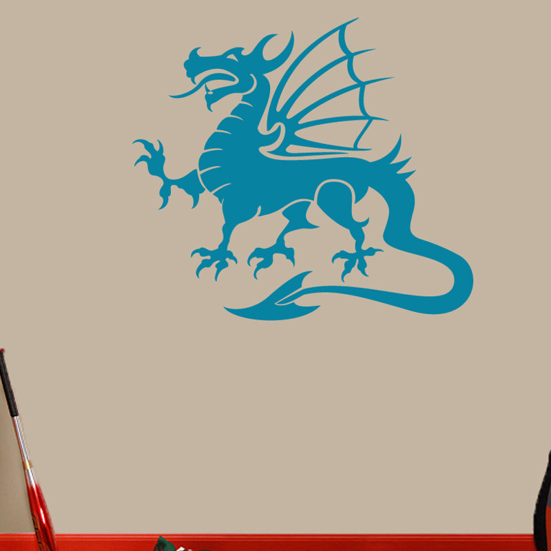 Fantasy & Sci-Fi Non-Wall Damaging Wall Decal, Teal
